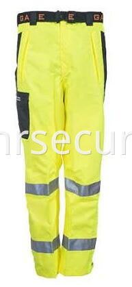 Men's Hi Vis Waterproof Weather Watch Nylon Safety Pants